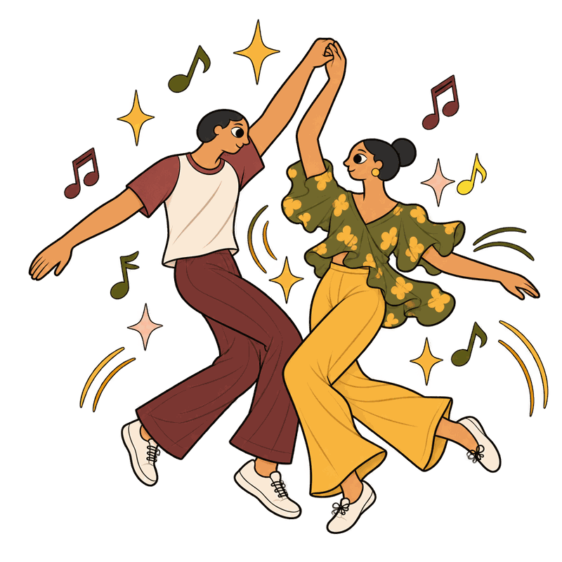 Pareja bailando