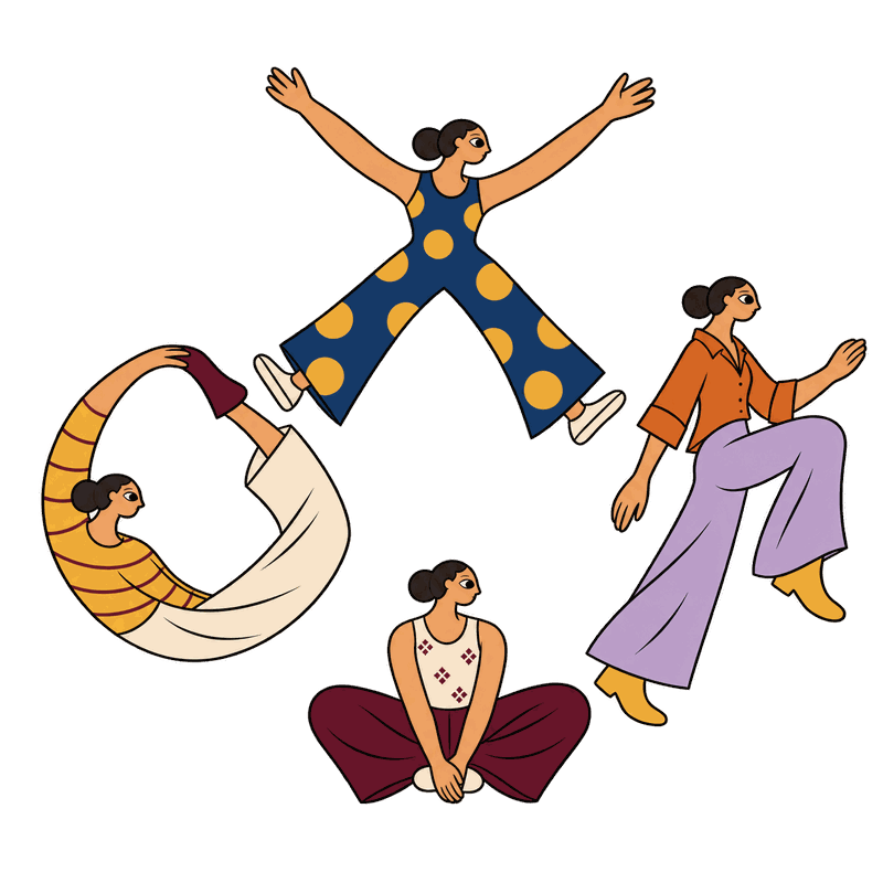 Las cuatro versiones de la misma mujer
